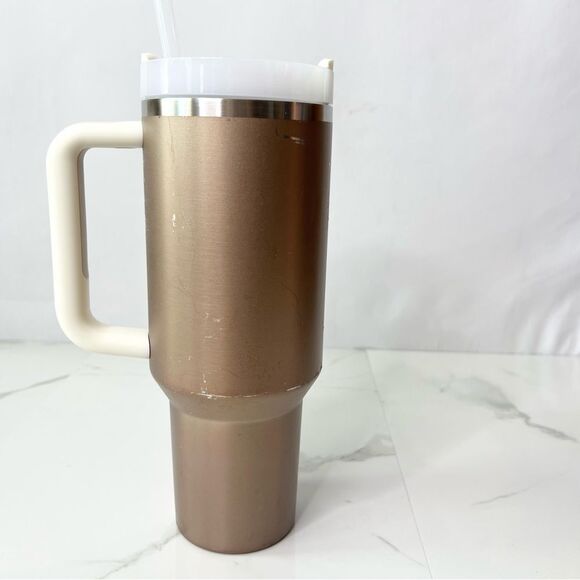 Stanley Quencher H2.0 FlowState Rose Quartz Glow 40 oz Tumbler - Picture 7 of 10